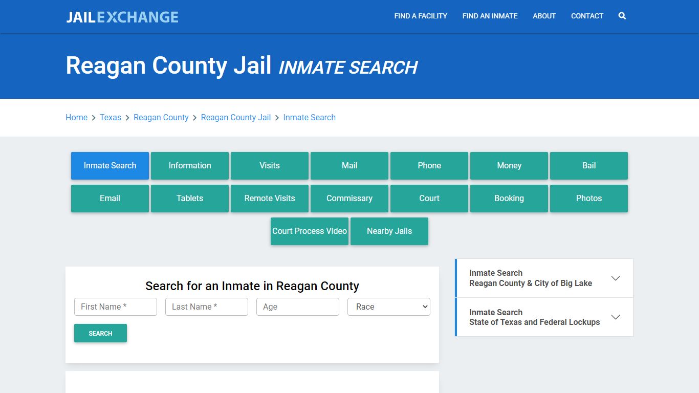 Reagan County Jail, TX Inmate Search: Roster & Mugshots